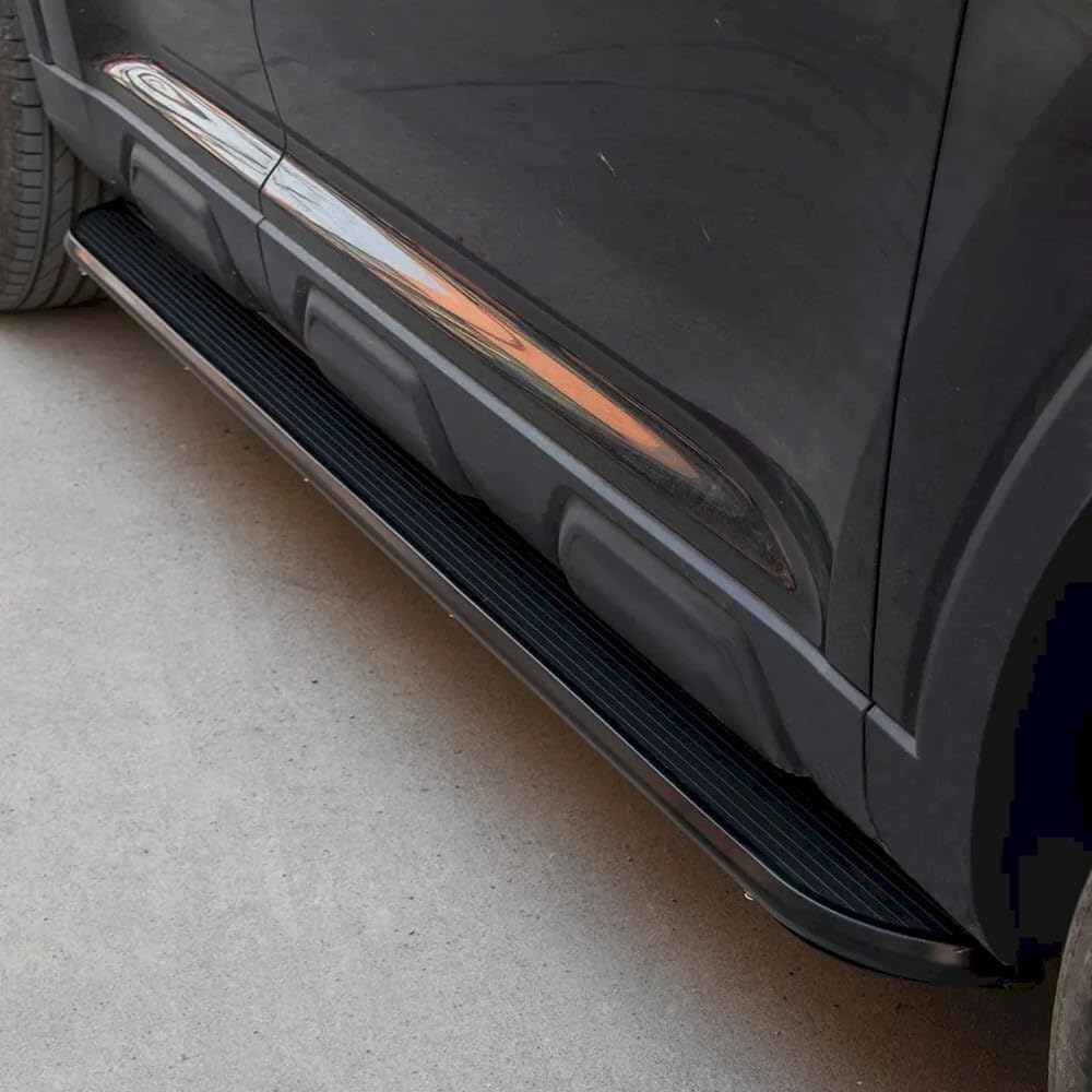 Fits for GMC Terrain 2025 2026 2PCS Black Running Boards Side Step Bar Nerf Bar Pedal Alumium