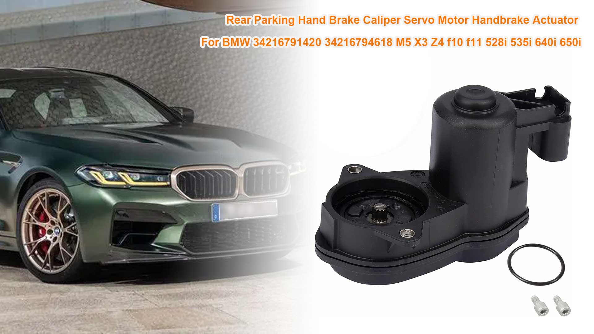 2個  パーキング 34216791420 34216794618 Amazon.com: Boskavalo Rear Parking Hand Brake Caliper Servo Motor