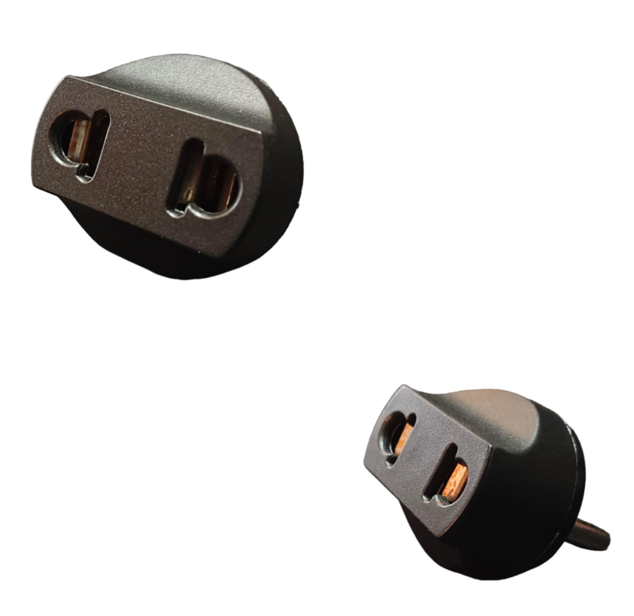 fdealz fdealz® [ 2 Pieces ] US to EU Plug ; EU Male to USA Female Connector Plug, Plug Converter, EU Travel Adaptor, EU Plug Converter-picture-30