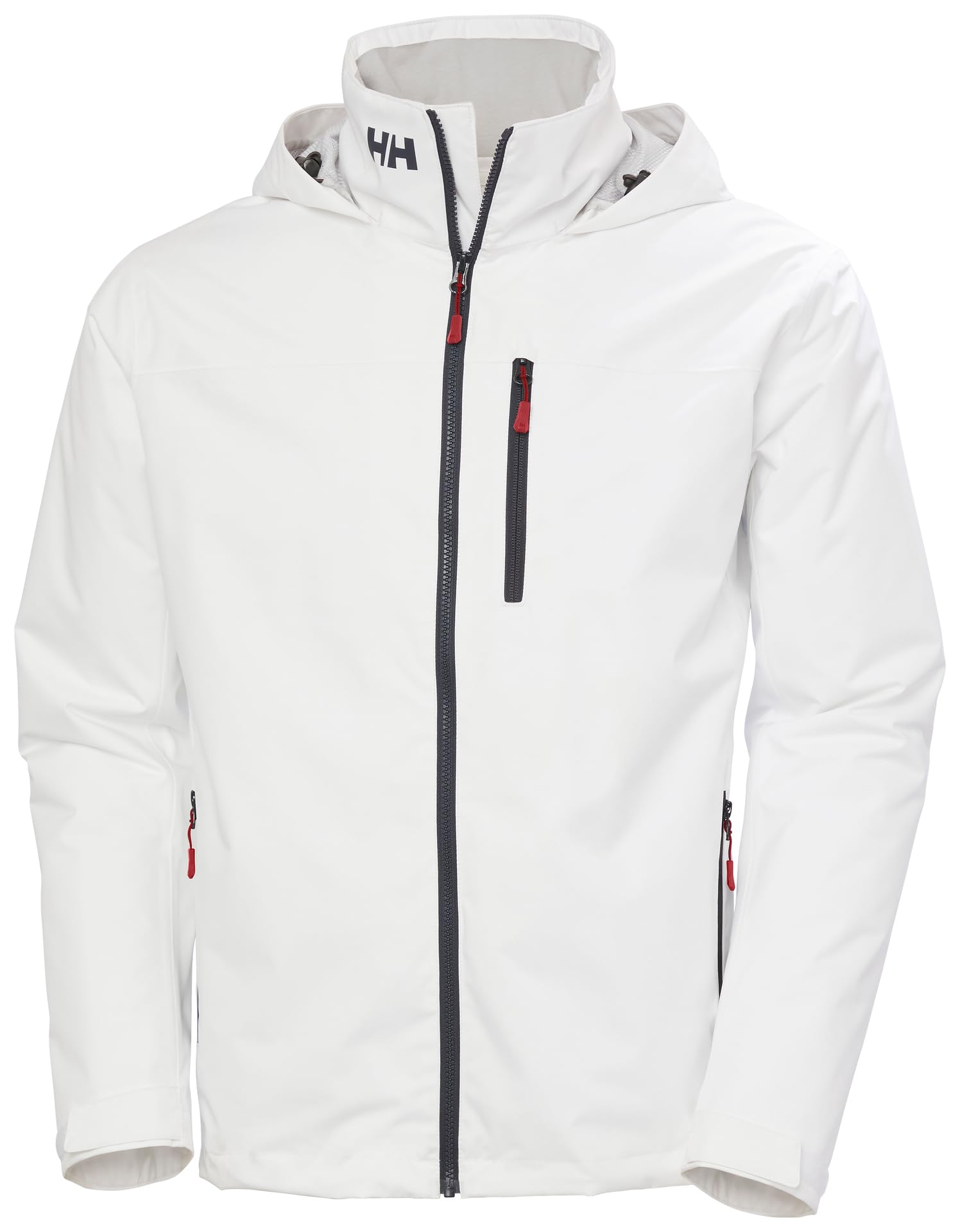 Helly Hansen Men's Crew Hooded Midlayer Jacket 2, White, 5XL