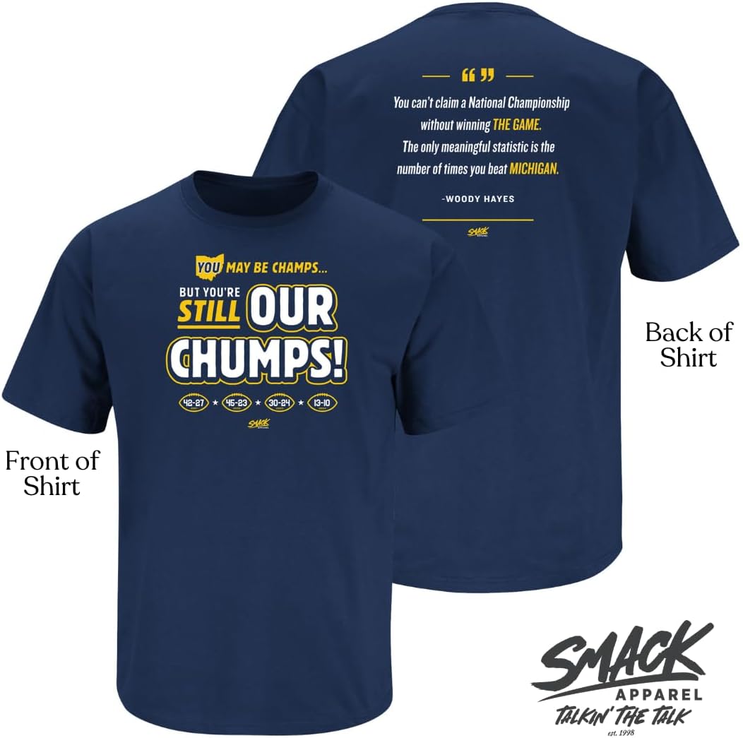 Our Chumps! T-Shirt for Michigan College Fans (SM-5XL) - Image 7