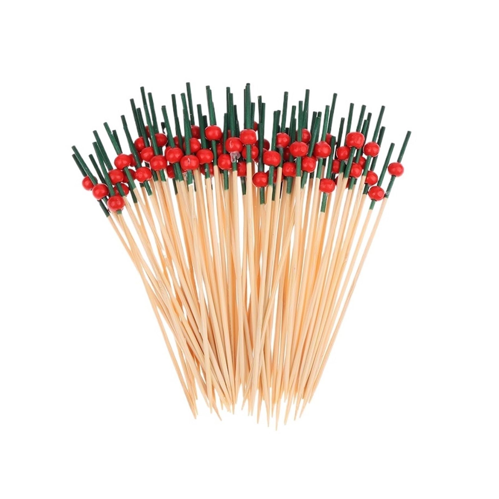 WZPTLKIBAD Bamboo Skewer Sticks, 9&12cm Party Food Picks