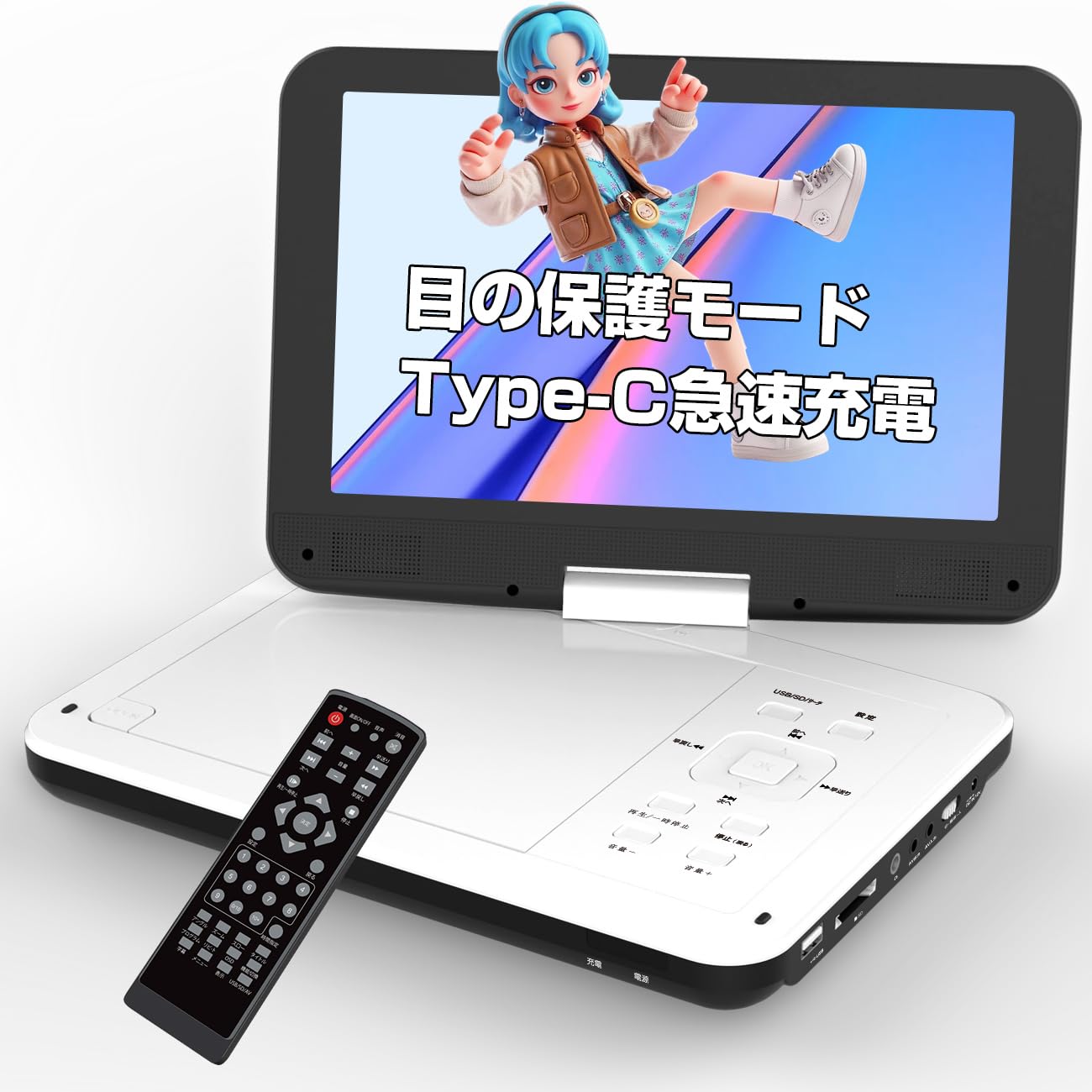 Amazon.co.jp: 【業界初 type-c急速充電 目の保護モード】ポータブル 