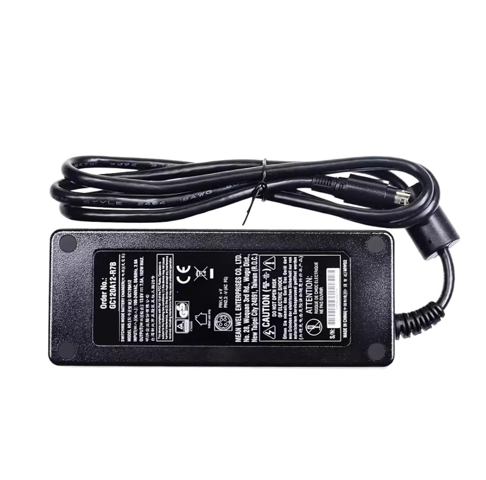 Chargeur de batterie 13,6V GC120A12-R7B 120W à sortie unique