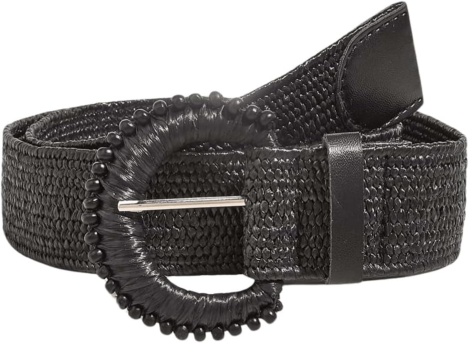 Mdgfge Belts Boho Woven Rattan Straw Rope Braid Waist Belt With O-Ring - Foto 10