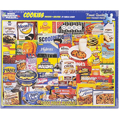 White Mountain Puzzles Cookies - 1000 Piece Jigsaw Puzzle
