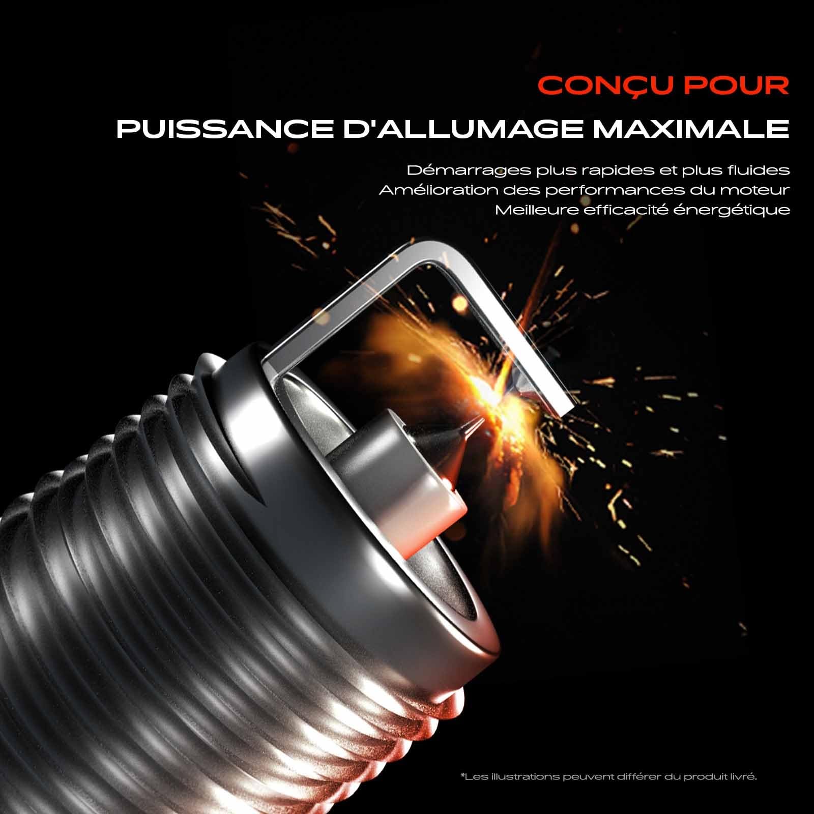 Frankberg 6x Bougies d'allumage ILFR6B