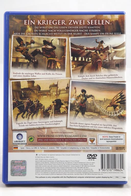 PRINCE OF PERSIA LES DEUX ROYAUMES TWO THRONES SONY PS2