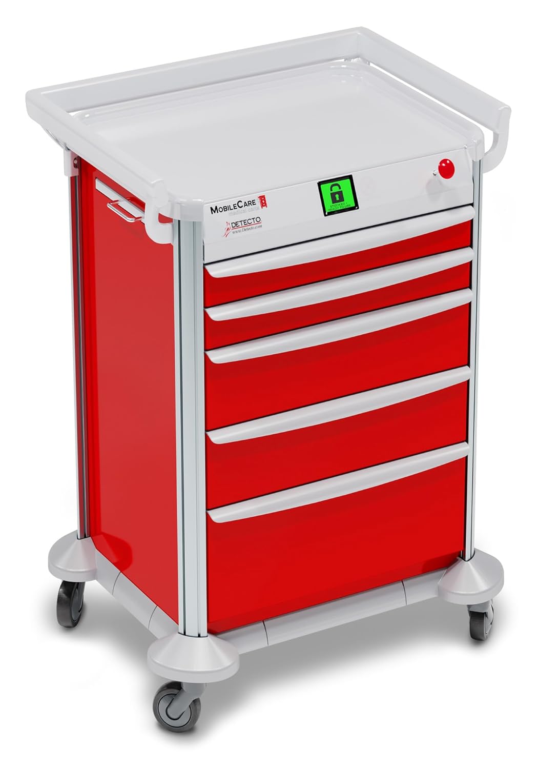 Detecto, 2015091, Mobile Care Medical Cart, Quick Release