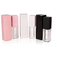 Vista 4 de COSIDEA 25 cajas de papel artesanal de 0.984 x 0.984 x 3.386 in para brillo de labios, embalaje de lápiz labial de 350 gms para tubos de brillo