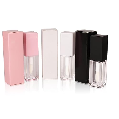 Miniatura 4 de COSIDEA 25 cajas de papel artesanal de 0.984 x 0.984 x 3.386 in para brillo de labios, embalaje de lápiz labial de 350 gms para tubos de brillo de