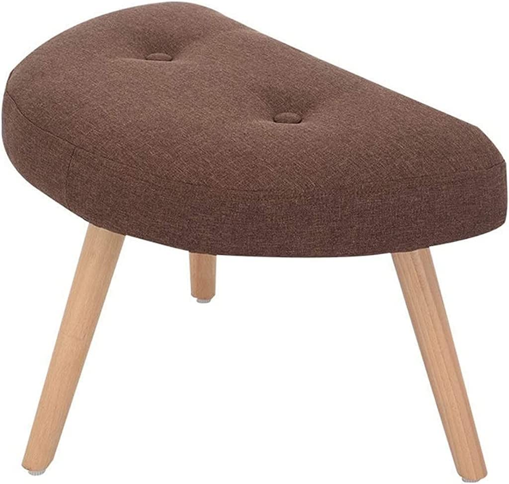 Taburete para dormitorio tapizado ideal como descalzador de zapatos en el recibidor