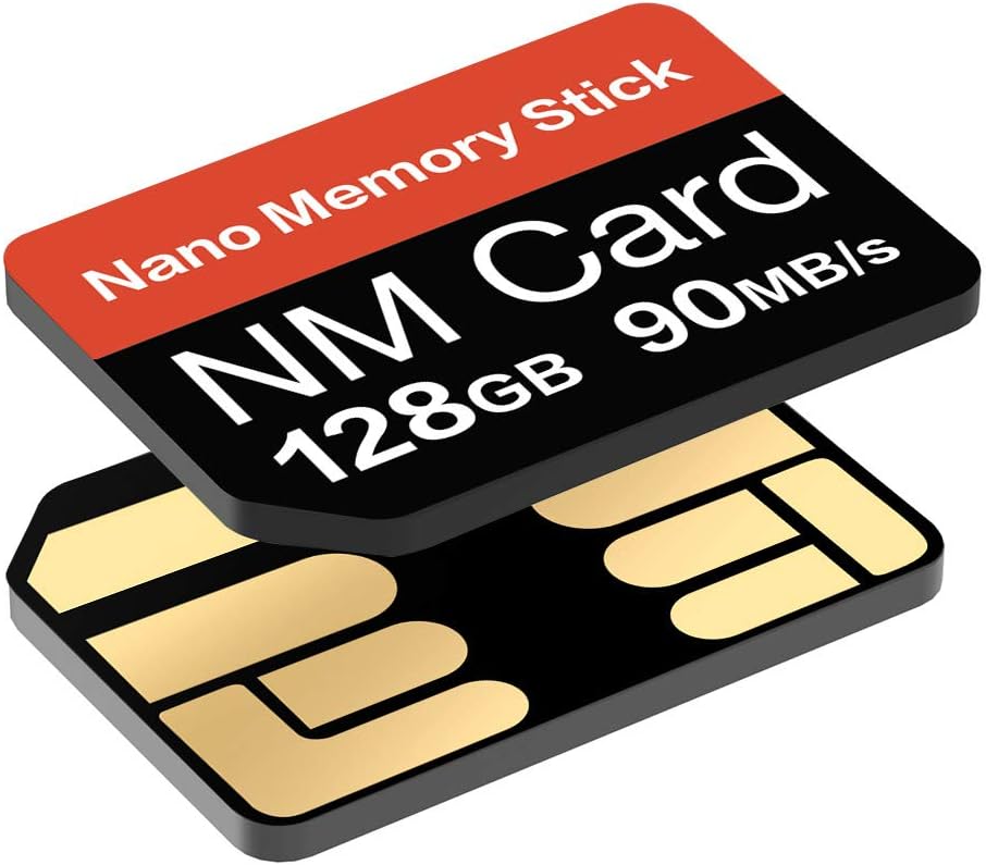 NM Card 128GB 90MB/S Nano Memory Card Nano SD Card Compact Flash Card, only Suitable for Huawei P30P30pro and Mate20 Series,Nano 128GB Card