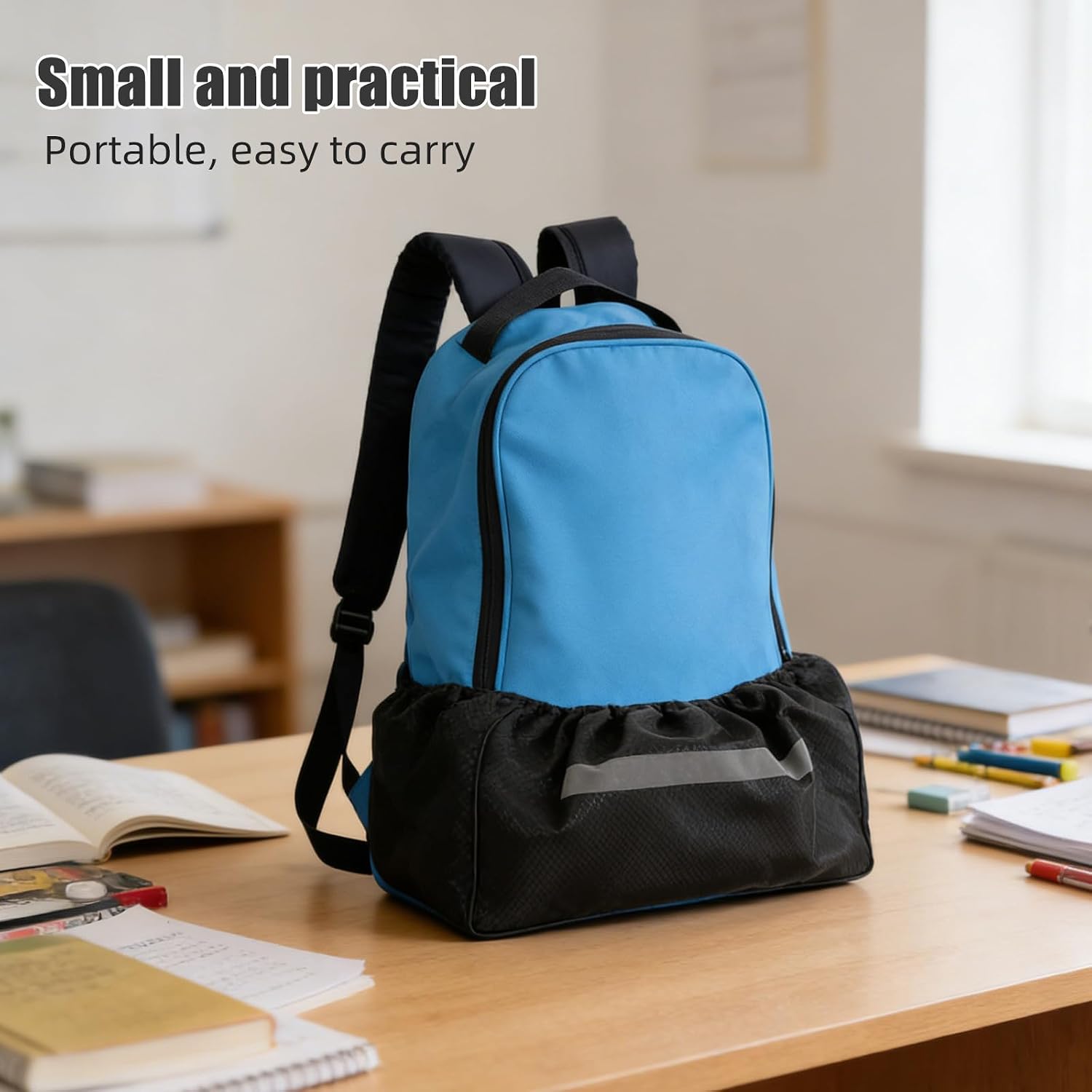 Backpack Bottom Cover Protector: Wear-Resistant Waterproof Guard for Hiking and Travel Backpacks - Rucksack Sleeve with Reflective Strip & Elastic Edge for Outdoor Use