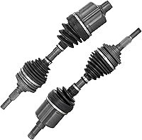 Vista 25 de Detroit Axle - 4WD Front 2pc CV Ejes para Chevy Trailblazer EXT GMC Envoy XL XUV Buick Rainier Isuzu Ascender Saab 9-7x Oldsmobile Bravada, 2 Ejes