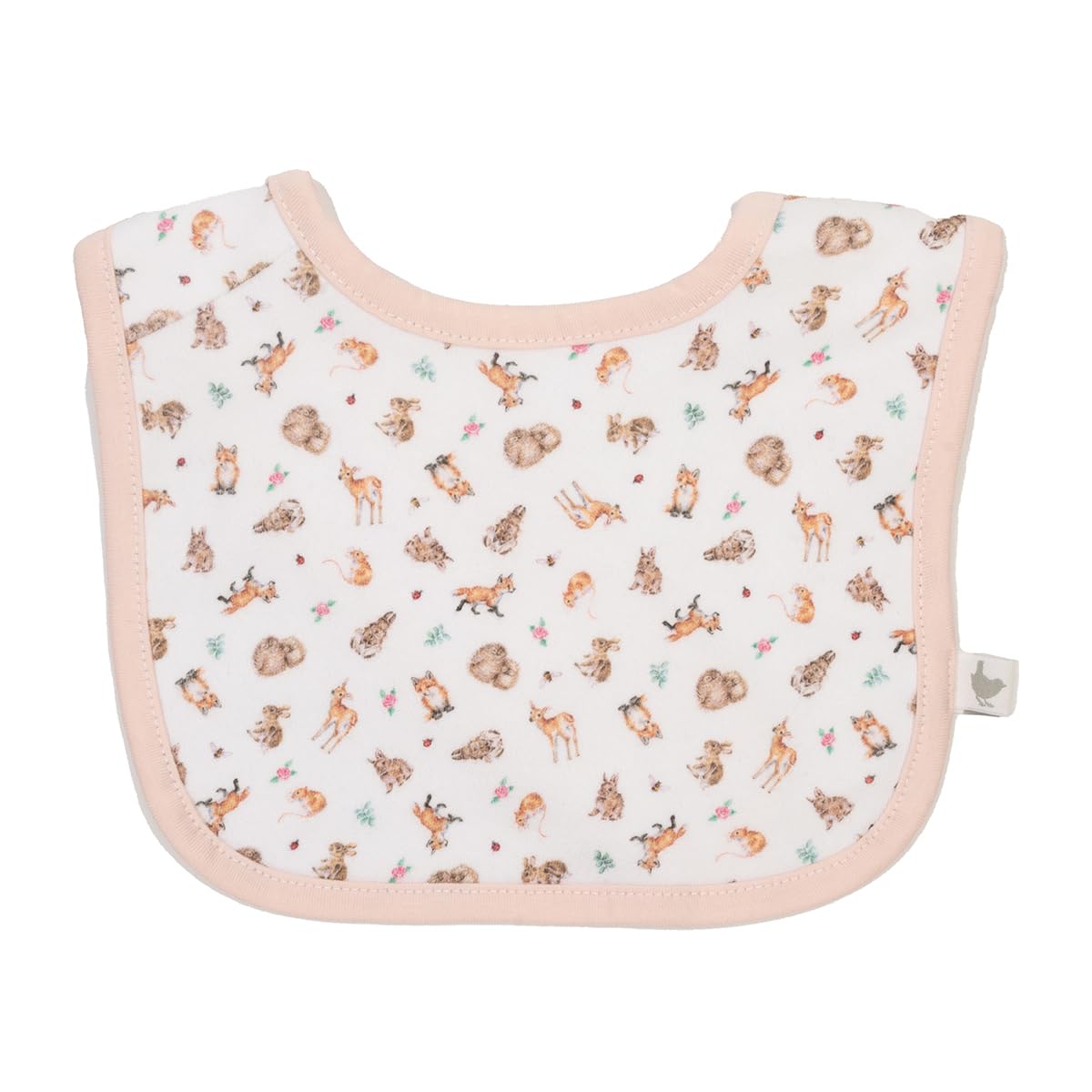 Wrendale Designs - Little Forest' Woodland Animal Bib Gift Set, Pink - Image 4