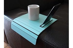 Multipurpose 'Over-the-Couch' Small Wooden Bed Table