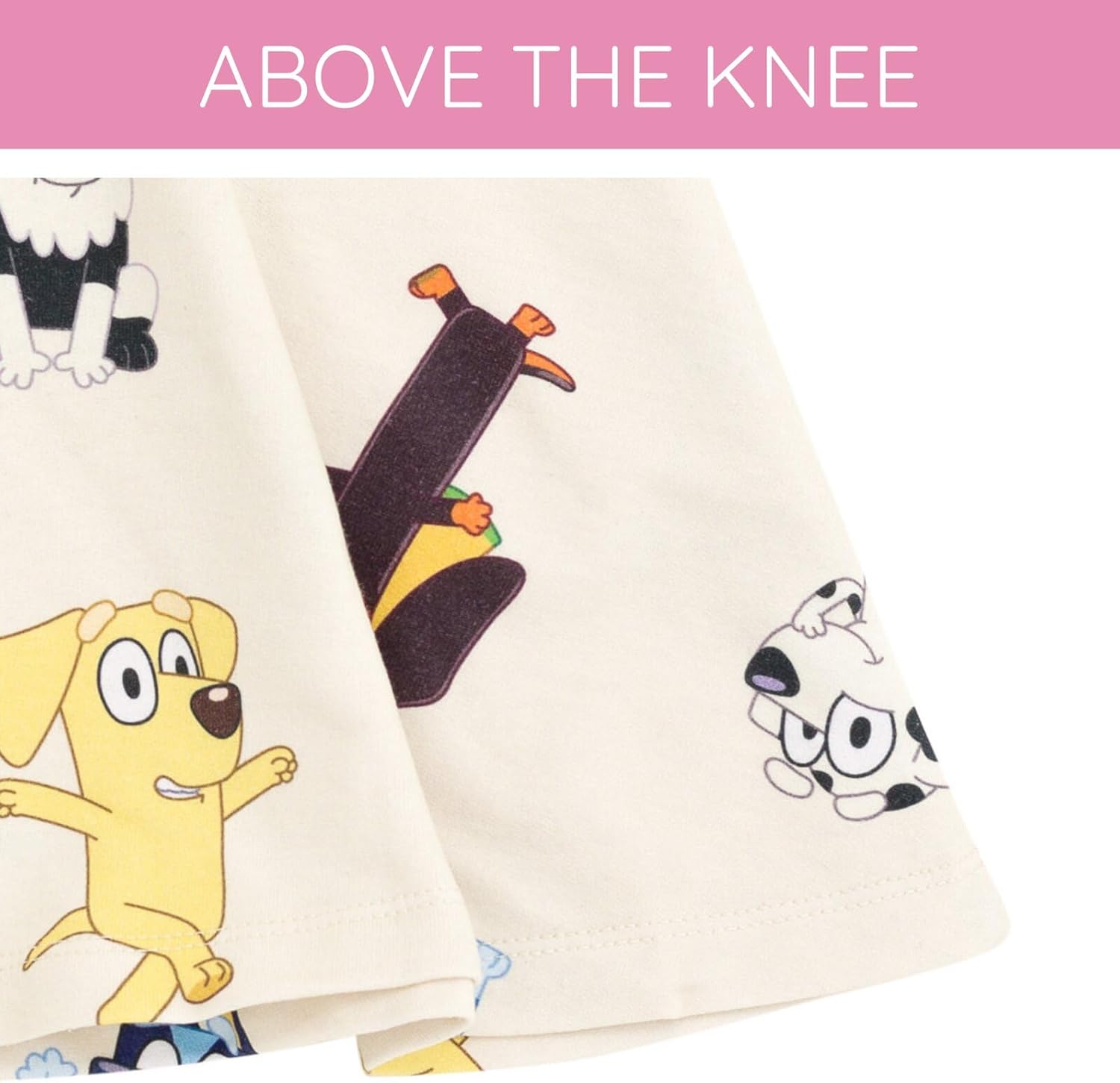 Bluey Character Print Girls Dress Infants to Big Kids - Image 5