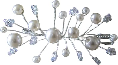 Attache Remonte Traine Original Jewellery Brooch Ivory Cream Off-White Light Beige Crystal Pearl Pearl Culture Style Dress Bridal Wedding Evening Ceremony (Low Price, Cheap)
