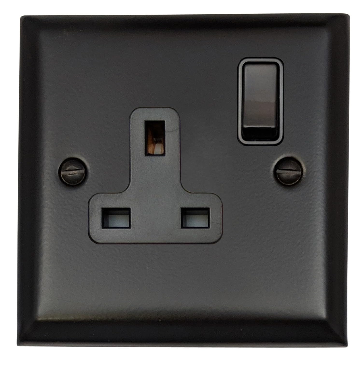 G&H Brassware Black Spectrum Matt Single Socket - Sfb9b