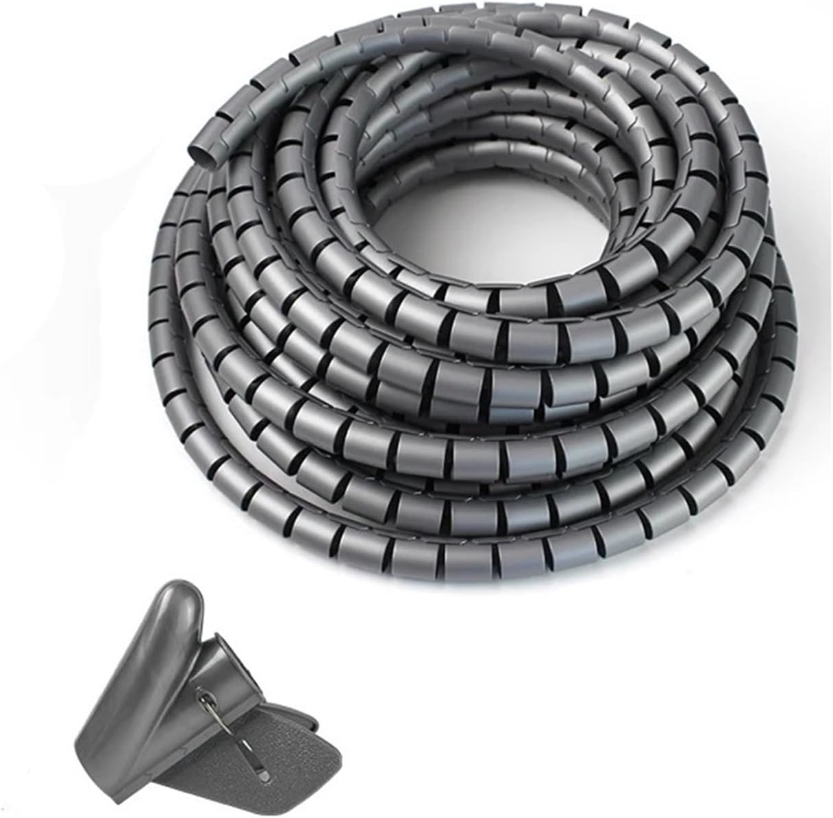 ケーブル整理スリーブ スパイラルケーブル巻き, スパイラルラップケーブル＆ワイヤープロテクターオーガナイザースリーブ 10メートル