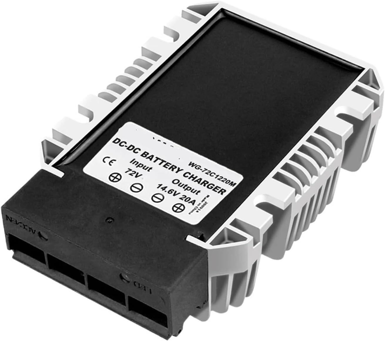 1pcs 18-90V 24V 36V 48V 60V 72V to 14.6V 20A DC DC Charger Waterproof Lithium Chargers for Cars Boats Dual Battery System(18-60V)