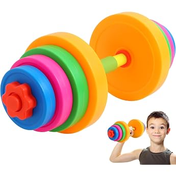 Toddmomy Children's Dumbbells Adjustable Dumbbell for Children
