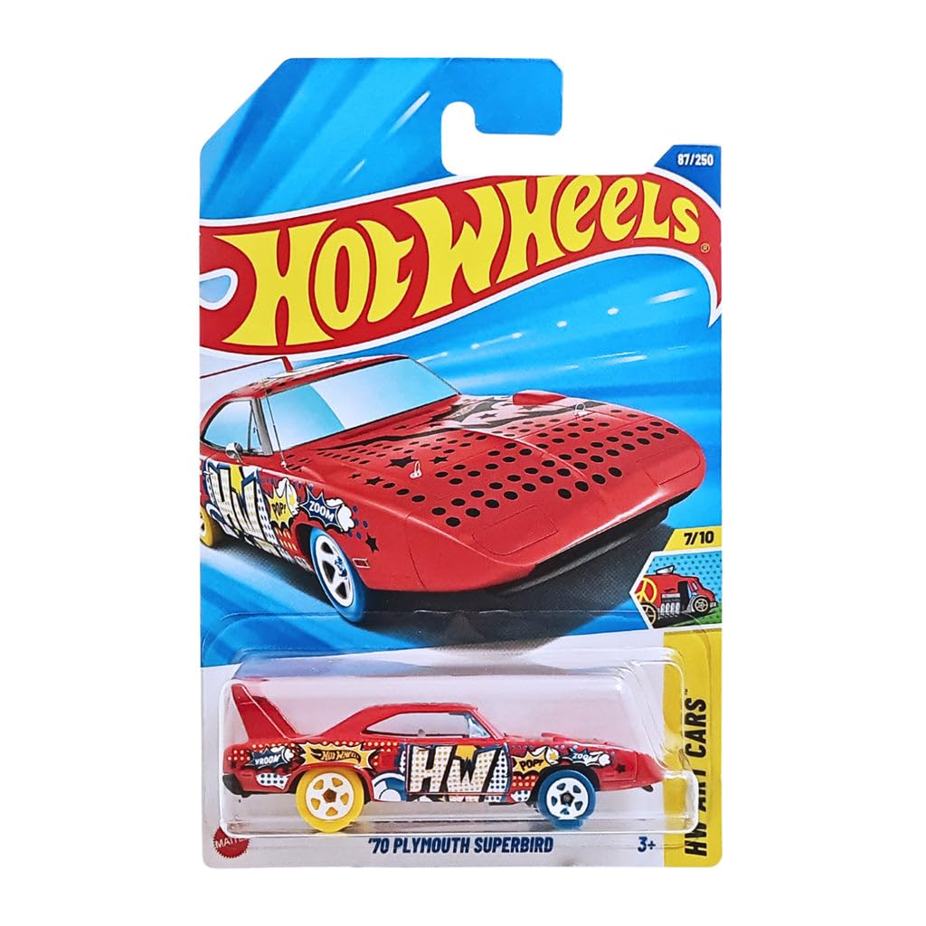 Hot Wheels 70 Plymouth Superbird HW Art Cars Ages 3 Years and Up