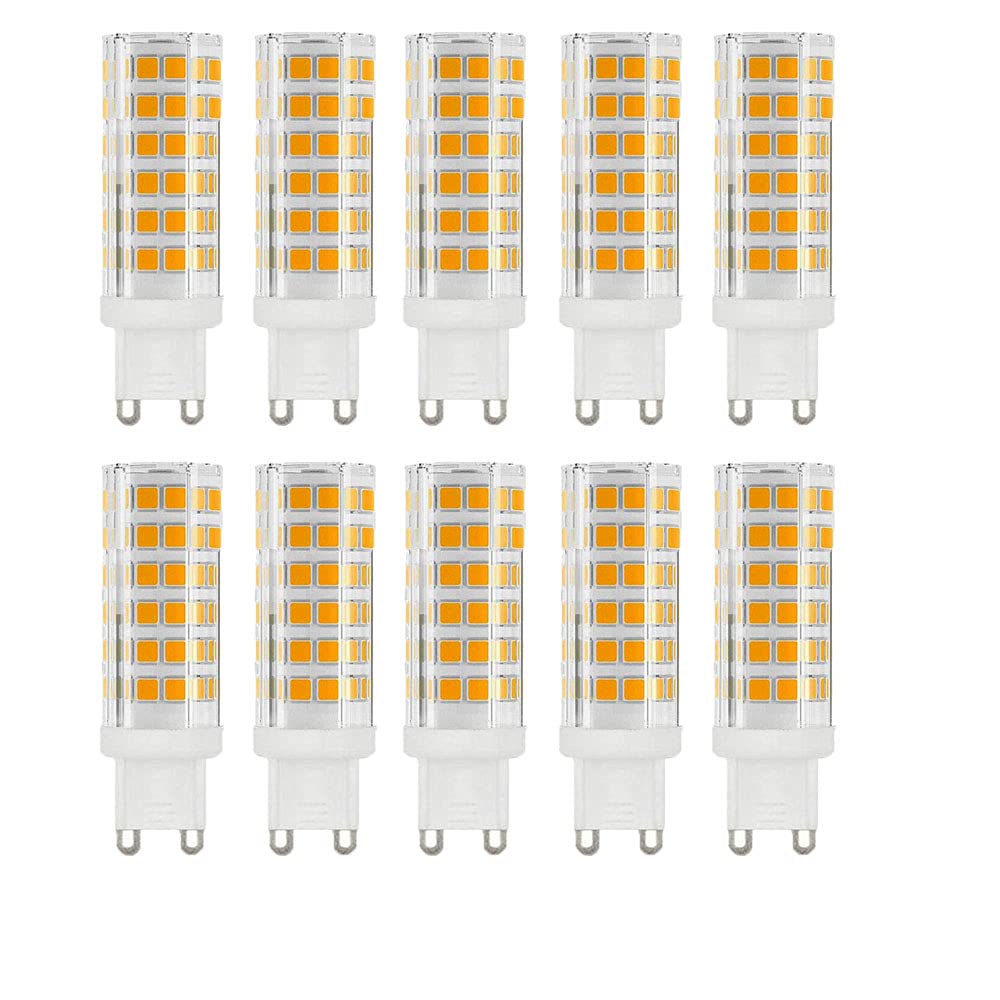 BDAYEK Led bulbs Pack 10 G9 LED Light Bulbs 9W Non-Dimmable Warm White 3000K 850 Lumen AC220-240V 360 Degree