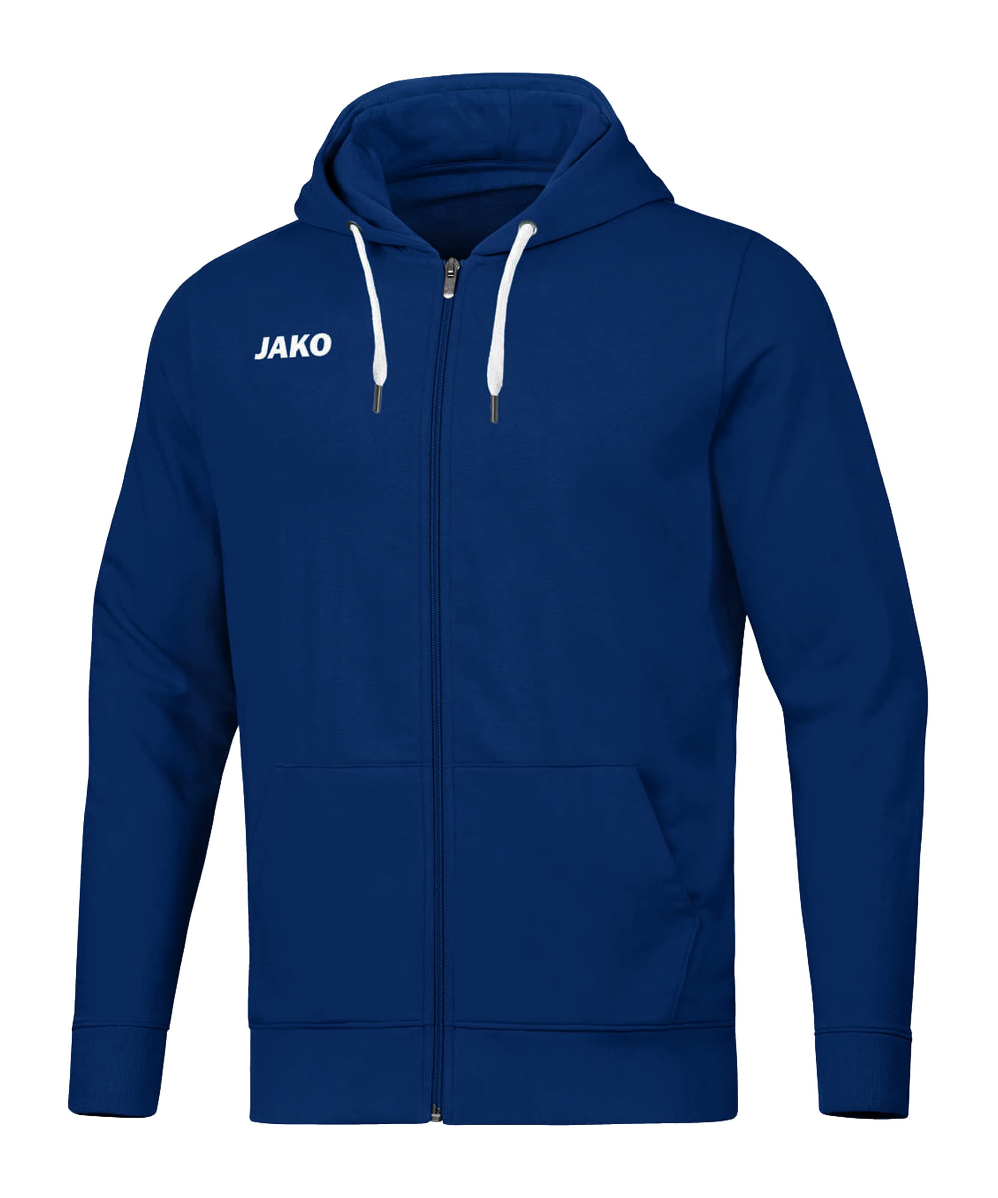 JAKO Men's Base Hooded Jacket, mens, Men's Hooded Jacket, 6865, navy, 4XL