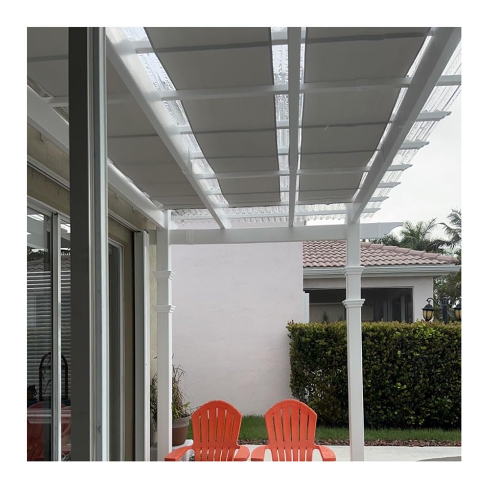 Voile d'ombrage pergola toile extérieure anti-UV avec œillets