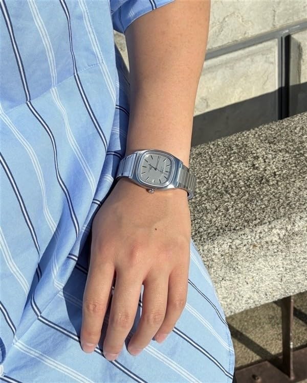Image of Timex Automatic 1983 E Line Reissue 34mm Stainless Steel Expansion Band Watch