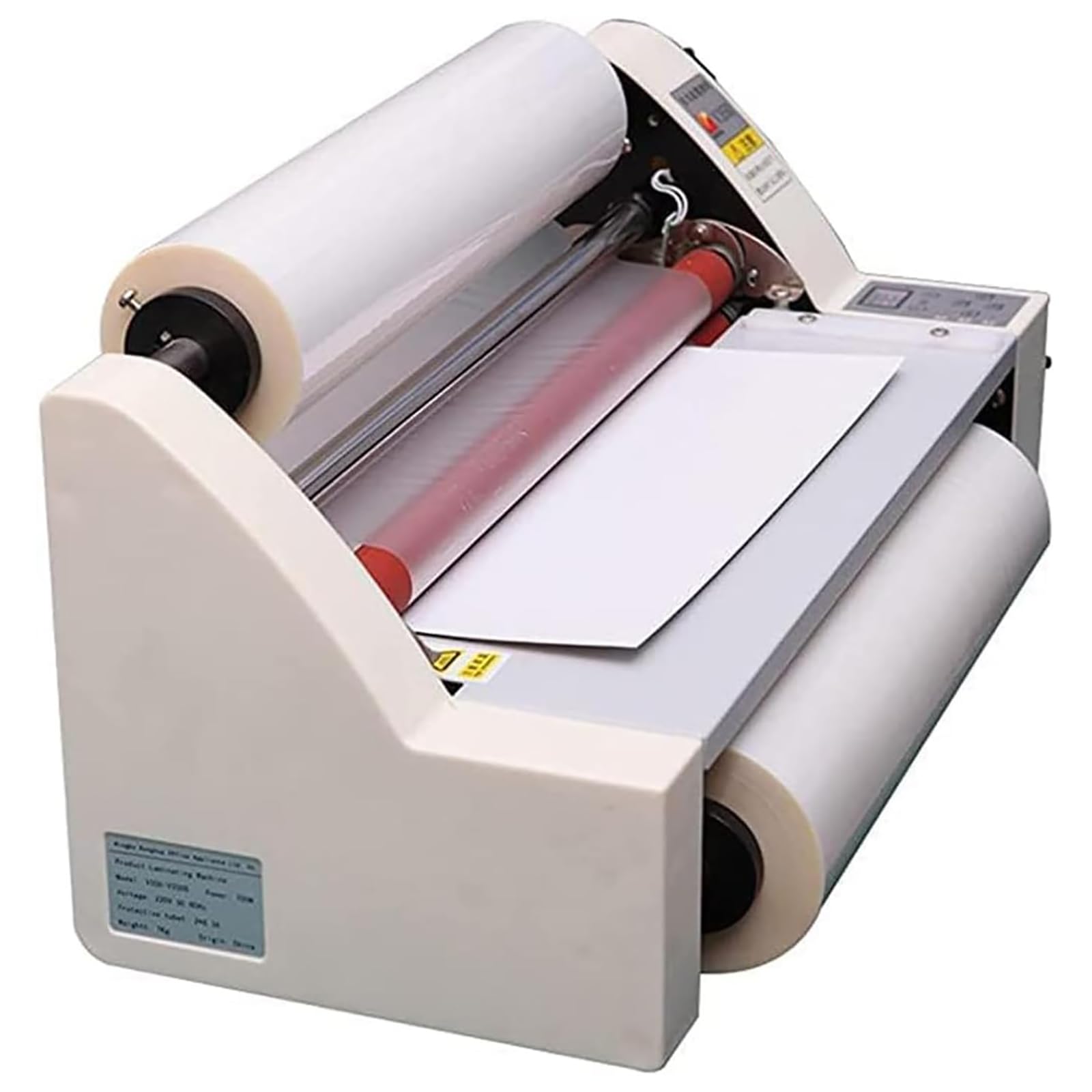 Plastificatrice A Caldo E A Freddo, Larghezza di 450 Mm, velocità di Plastificazione 1,1 M/Min, Adatta per Documenti, Foto, Carte, Plastificazione Fronte/Retro E Fro