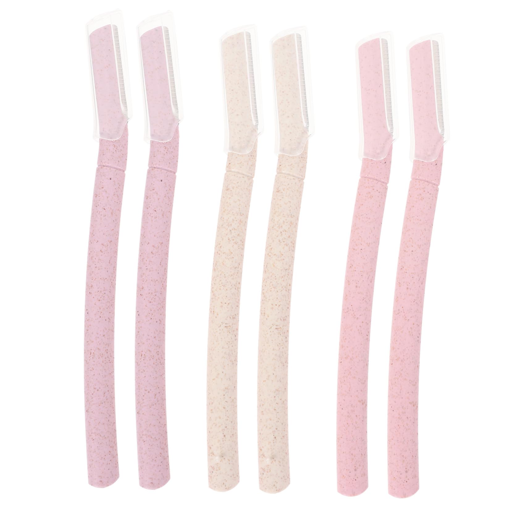 Ipetboom Travel-Friendly 6pc Eyebrow Knife Kit Makeup Shaver Grooming Tools Stainless Steel Razor Smooth and Safe for On-The-go Random Color