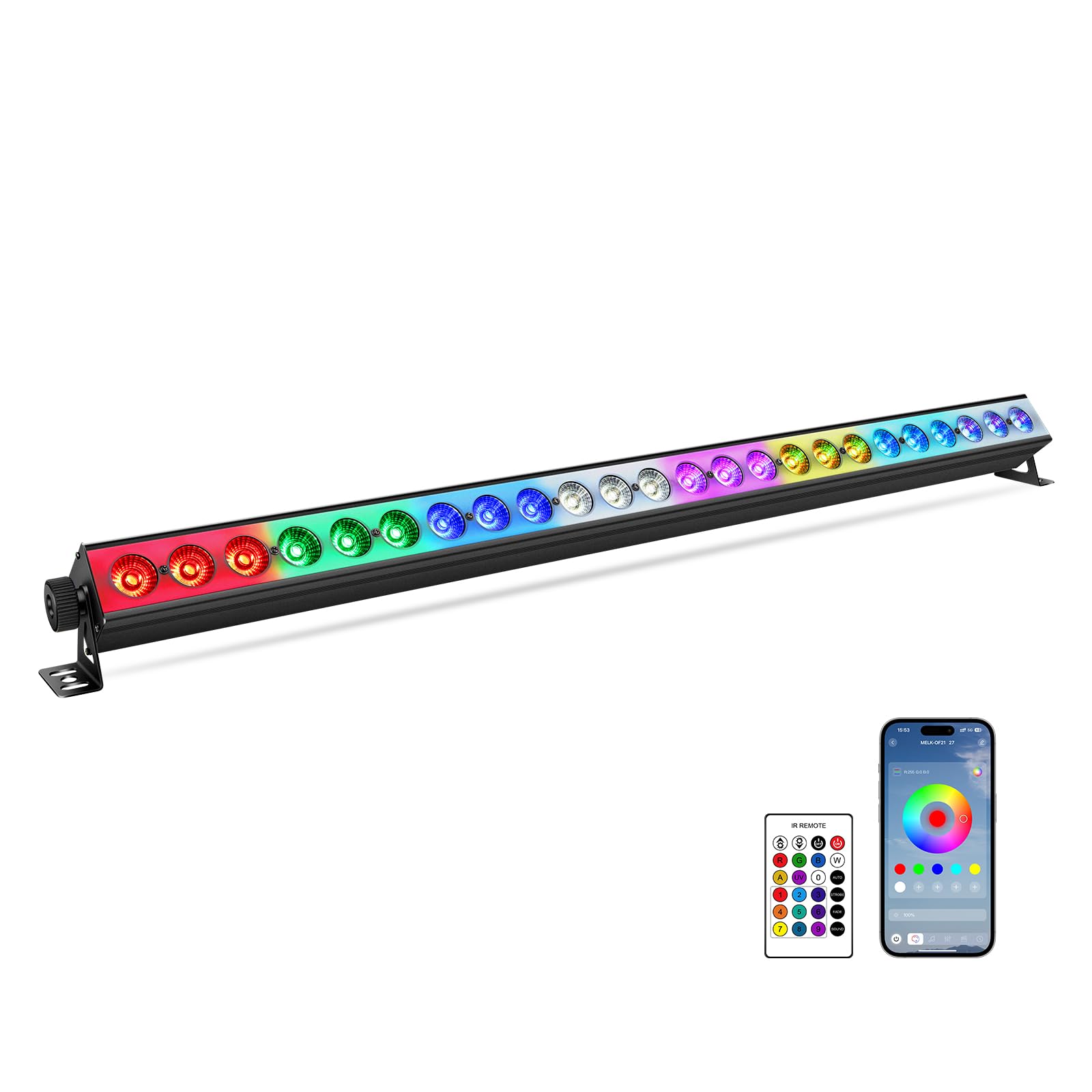 Amazon.com: OPPSK 120W RGBW LED Stage Wash Light Bar by APP