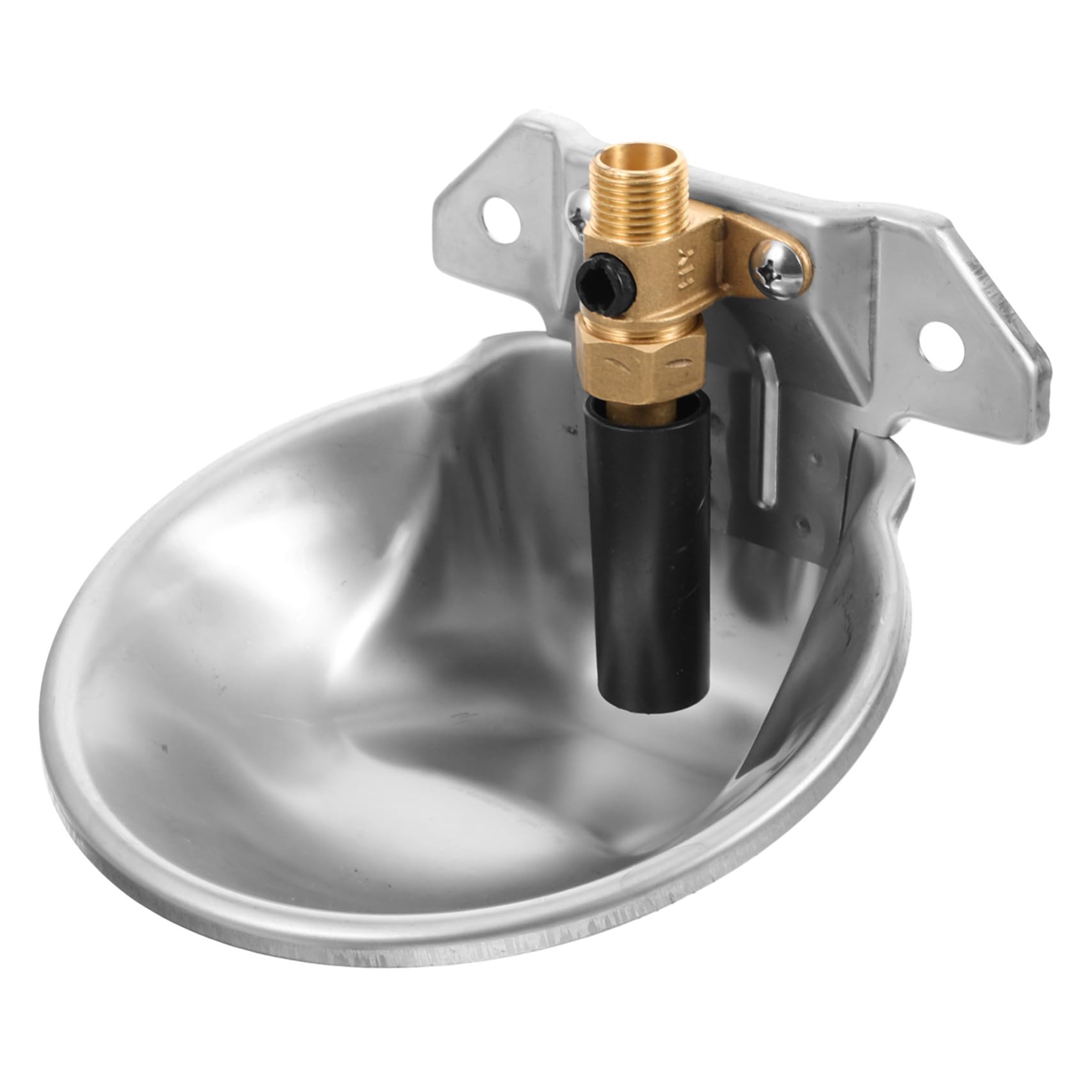 Abbeveratoio Automatico per Bestiame Argento in Acciaio Inox