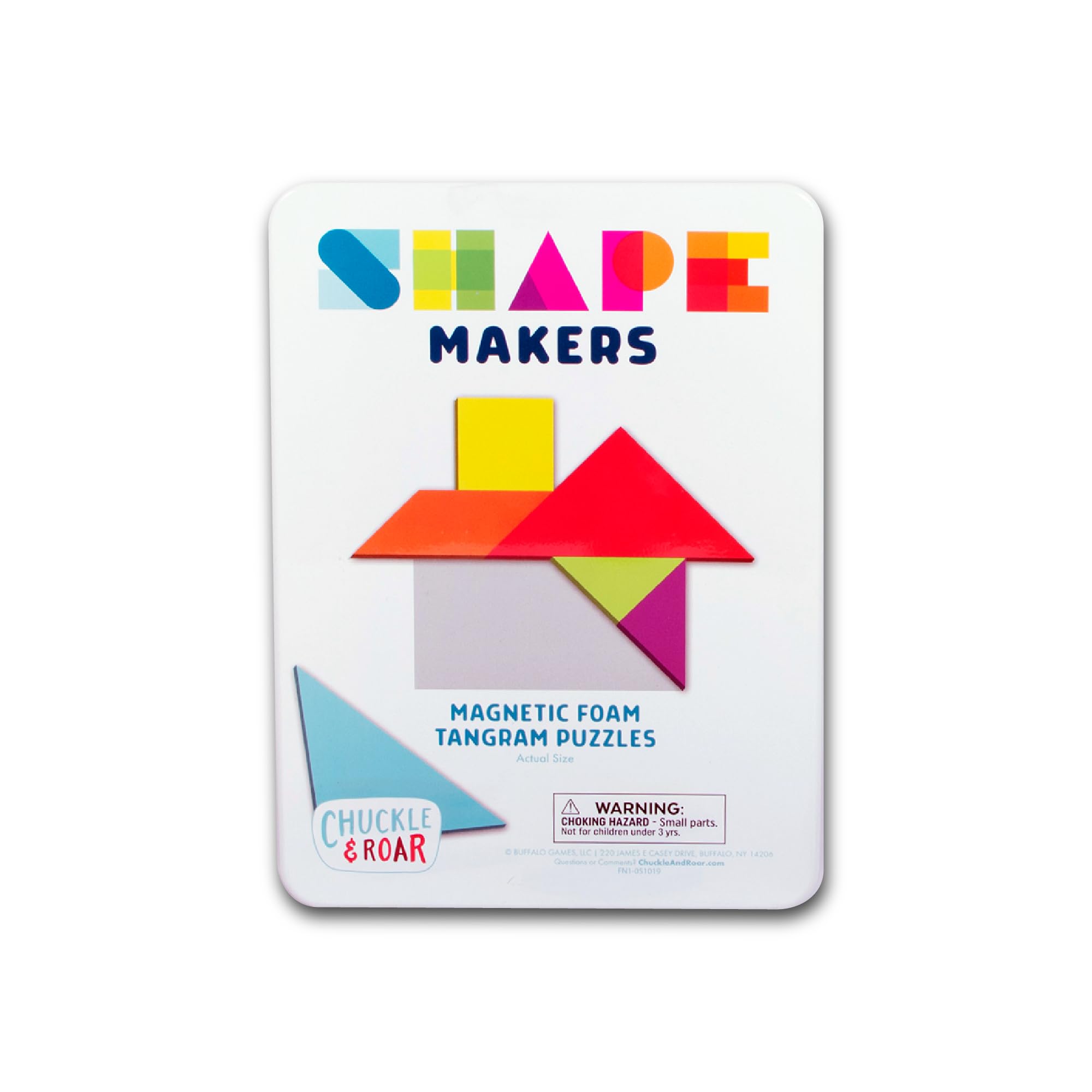 Amazon.com: Chuckle and Roar Shape Makers - Magnetic Tangram