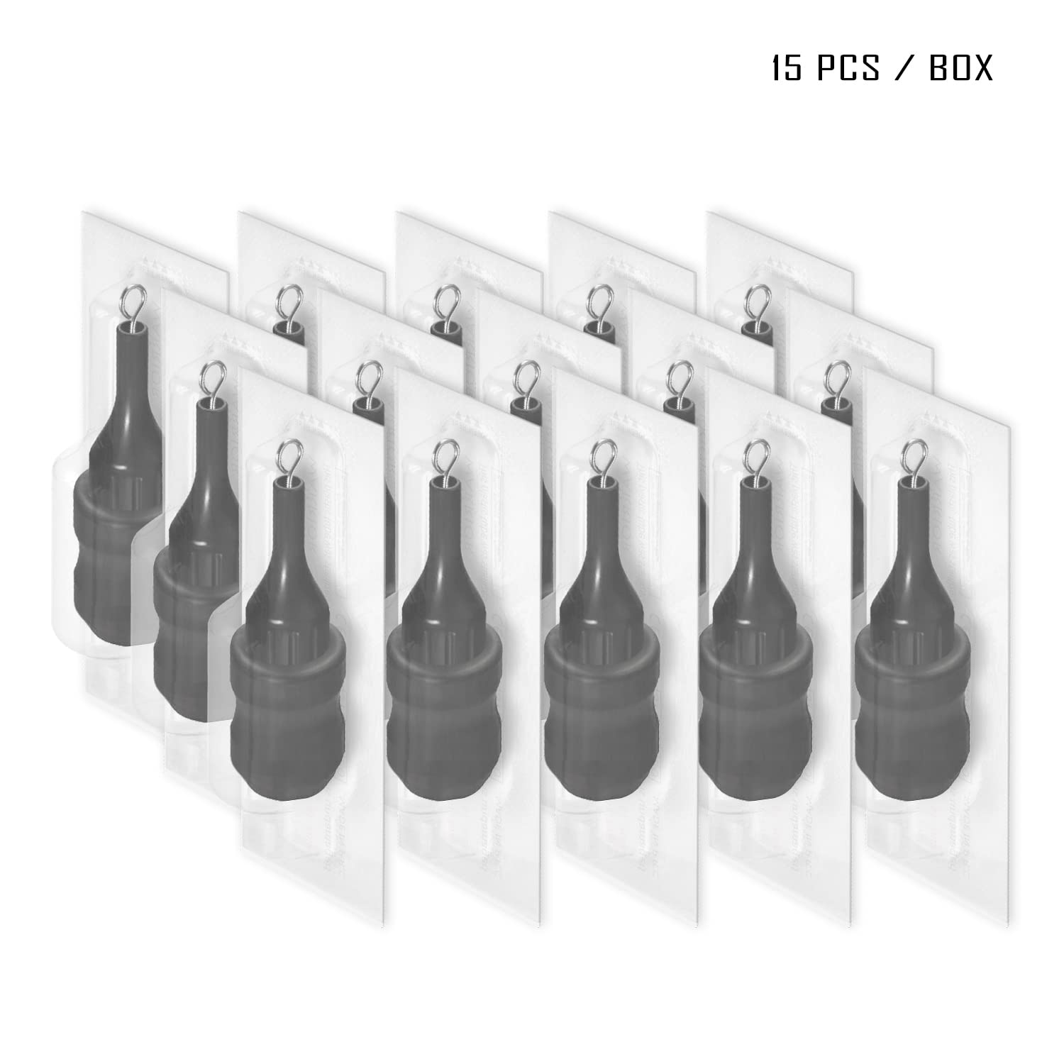 WARRIOR Adjustable Tattoo Cartridge Grip para Agujas Tatuaje Estériles Mango Suave Antideslizante (CON BARRA)