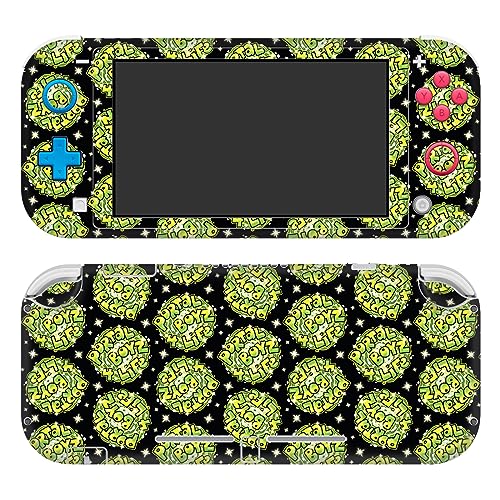 Autocollant Nintendo Switch Lite Rick and Morty skin vinyle protection console