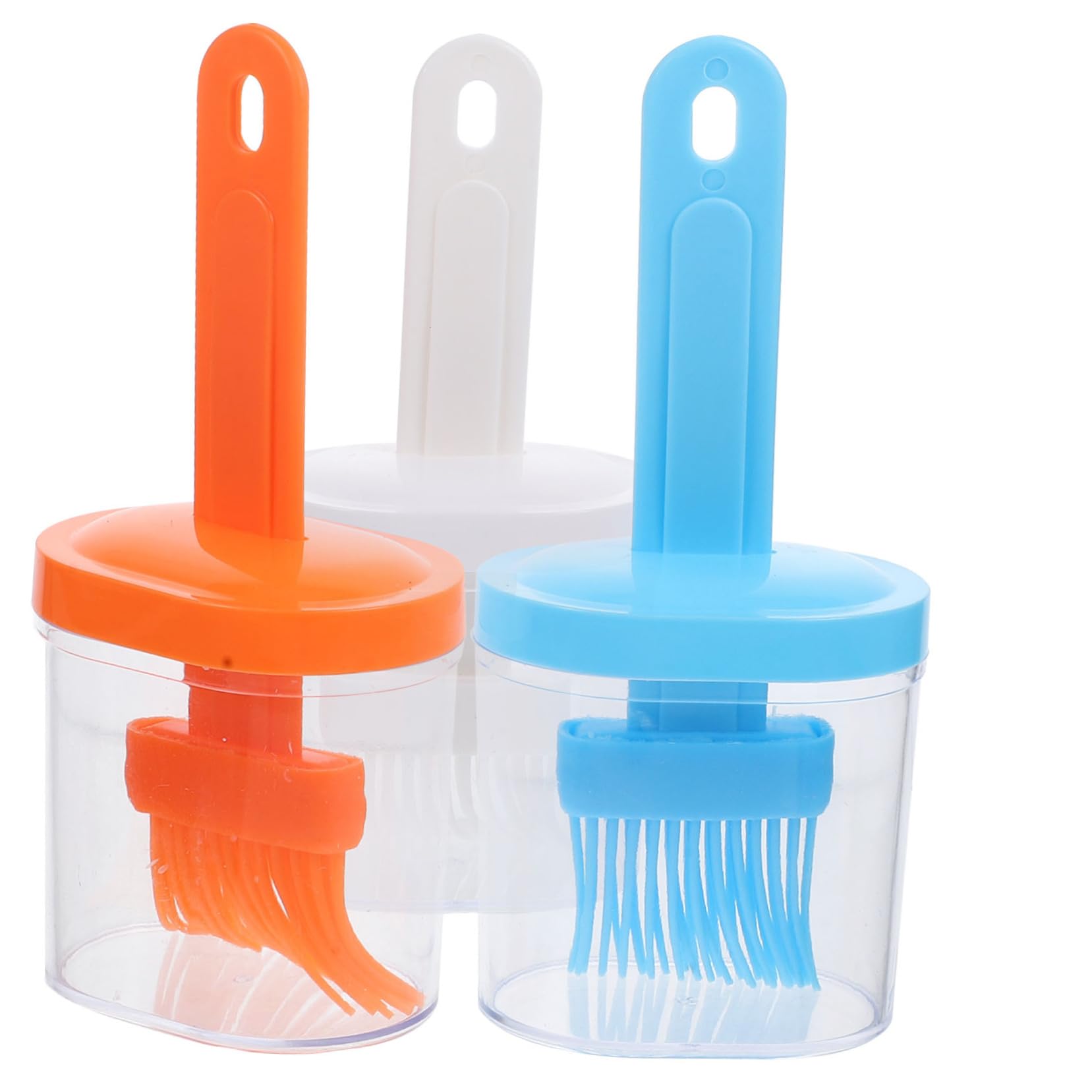 SUPVOX 1 Set Silicone Baking Brush Silicone Brush Kitchen Utensil Silicone Basting Brush for Cooking Convenient Cooking Brush Bbq Brush Plastic Grill With Base