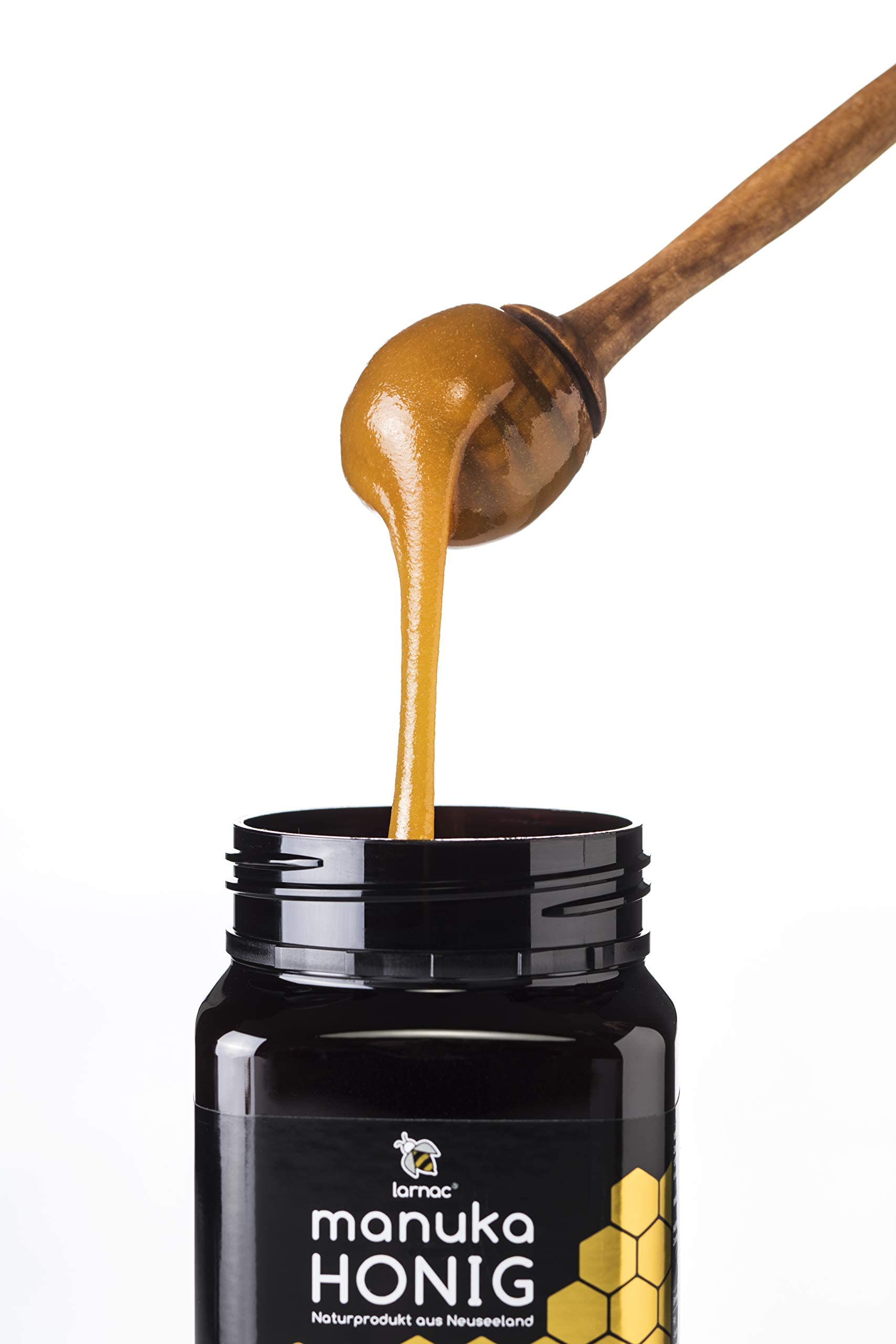 Larnac Manuka Honig 800+ MGO aus Neuseeland, 500g, zertifizierter Methylglyoxalgehalt