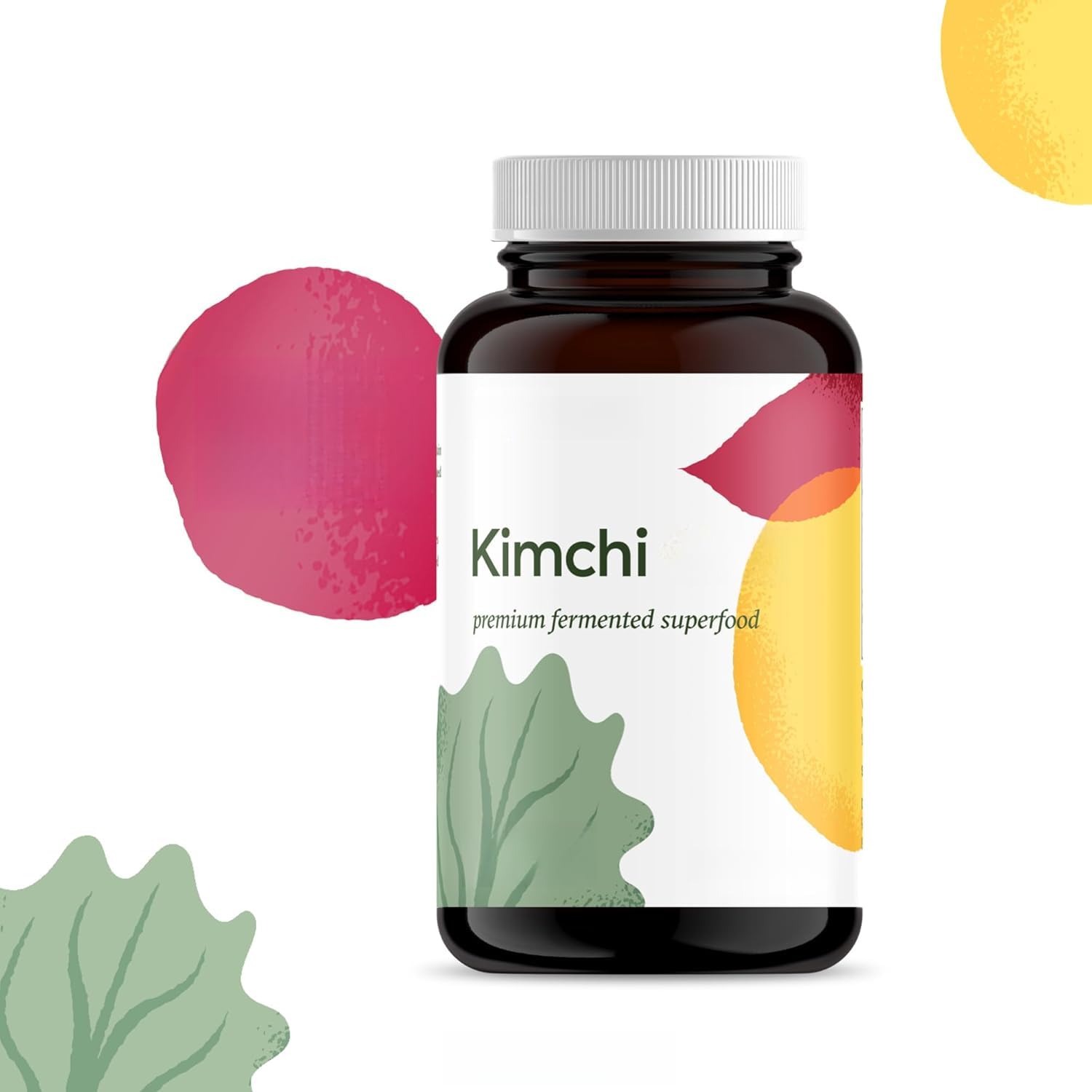 Complexe de poudre de kimchi, avec probiotiques et enzymes, 2 pcs | équilibrer la microflore intestinale ; stimuler l'absorption des nutriments; aider la fonction digestive
