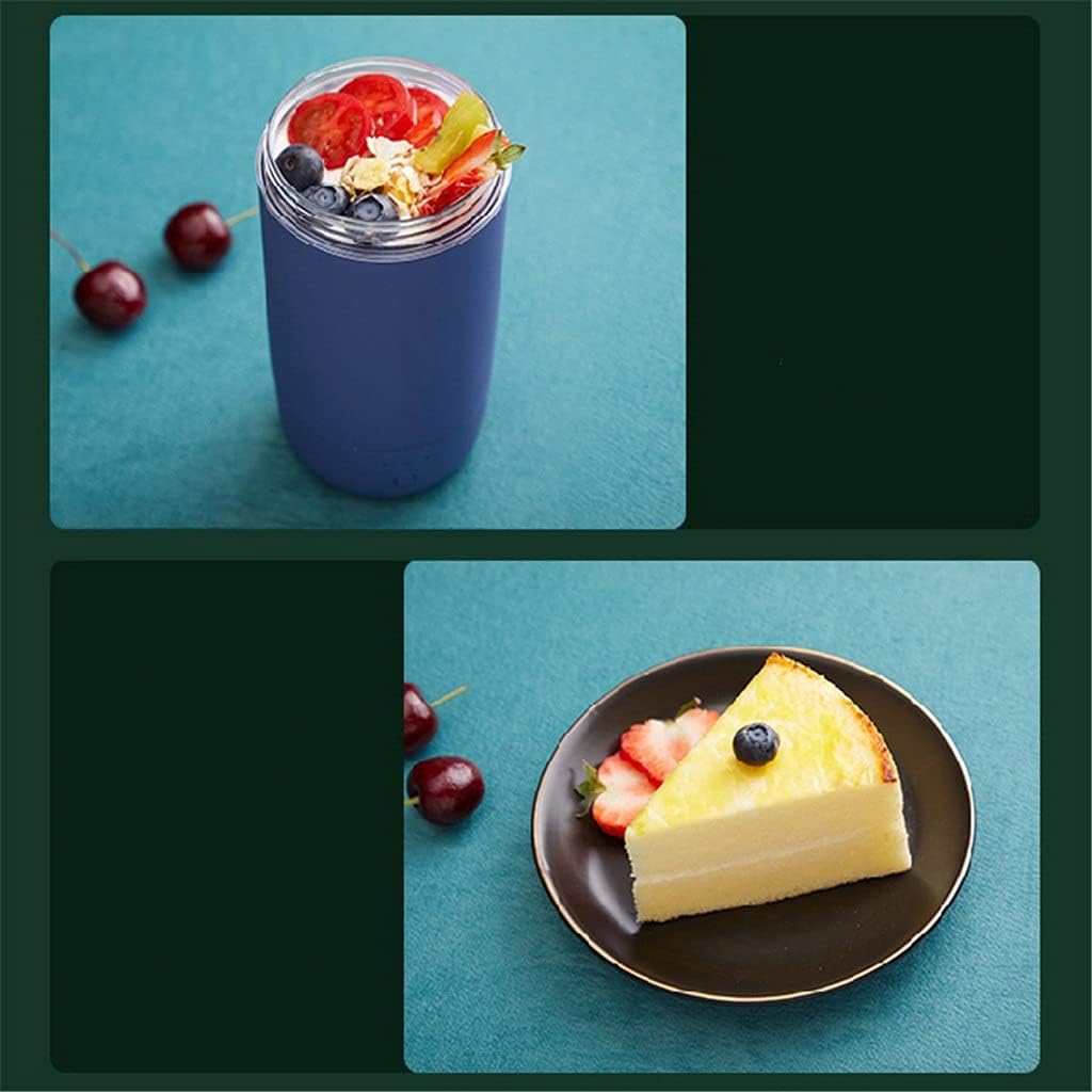 Portable Yogurt Maker 280ml Automatic Yogurt Cup Yogurt Fermentation Machine Multifunctional Breakfast Cup (Color : Green Size : 77 * 77 * 210mm)