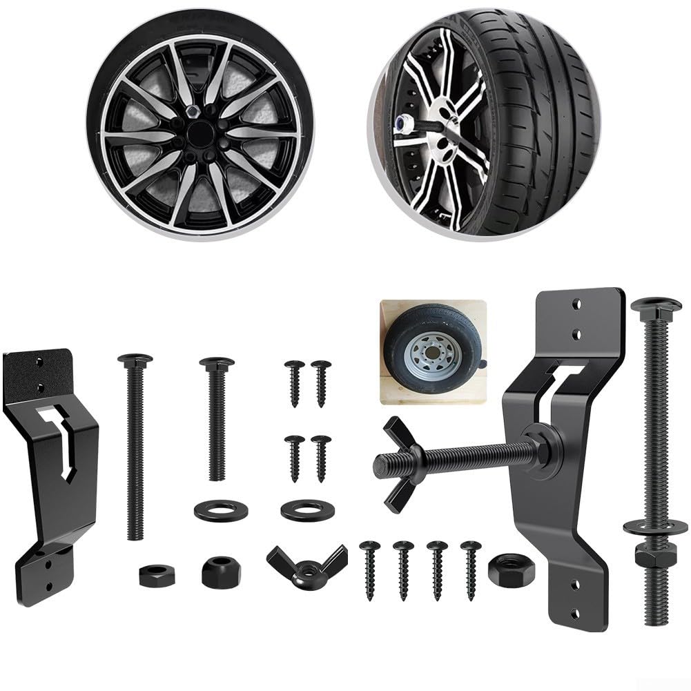 Supporto Per Ruota Di Scorta A Parete - In Acciaio, Per Rimorchi, Furgoni E Garage - Foto 8