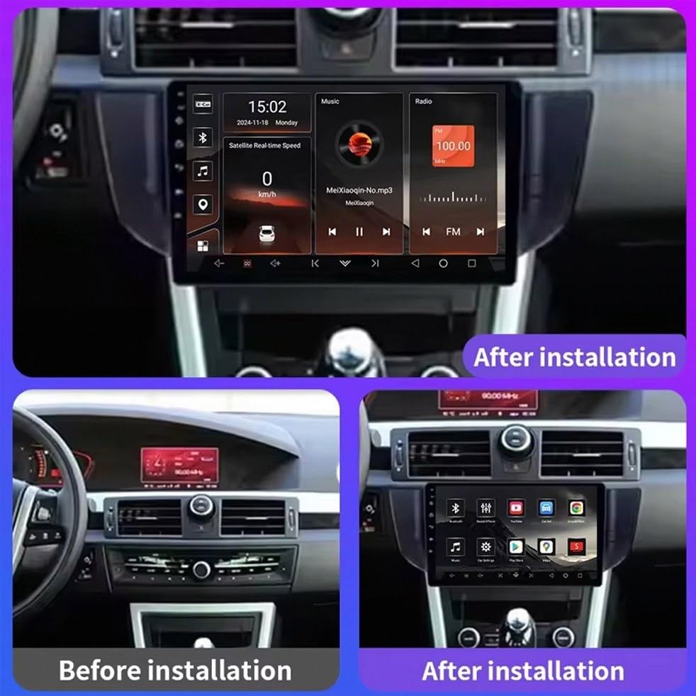 Autoradio Roewe MG 550 6 MG6 2008-2015 con CarPlay Inalámbrico y GPS 2