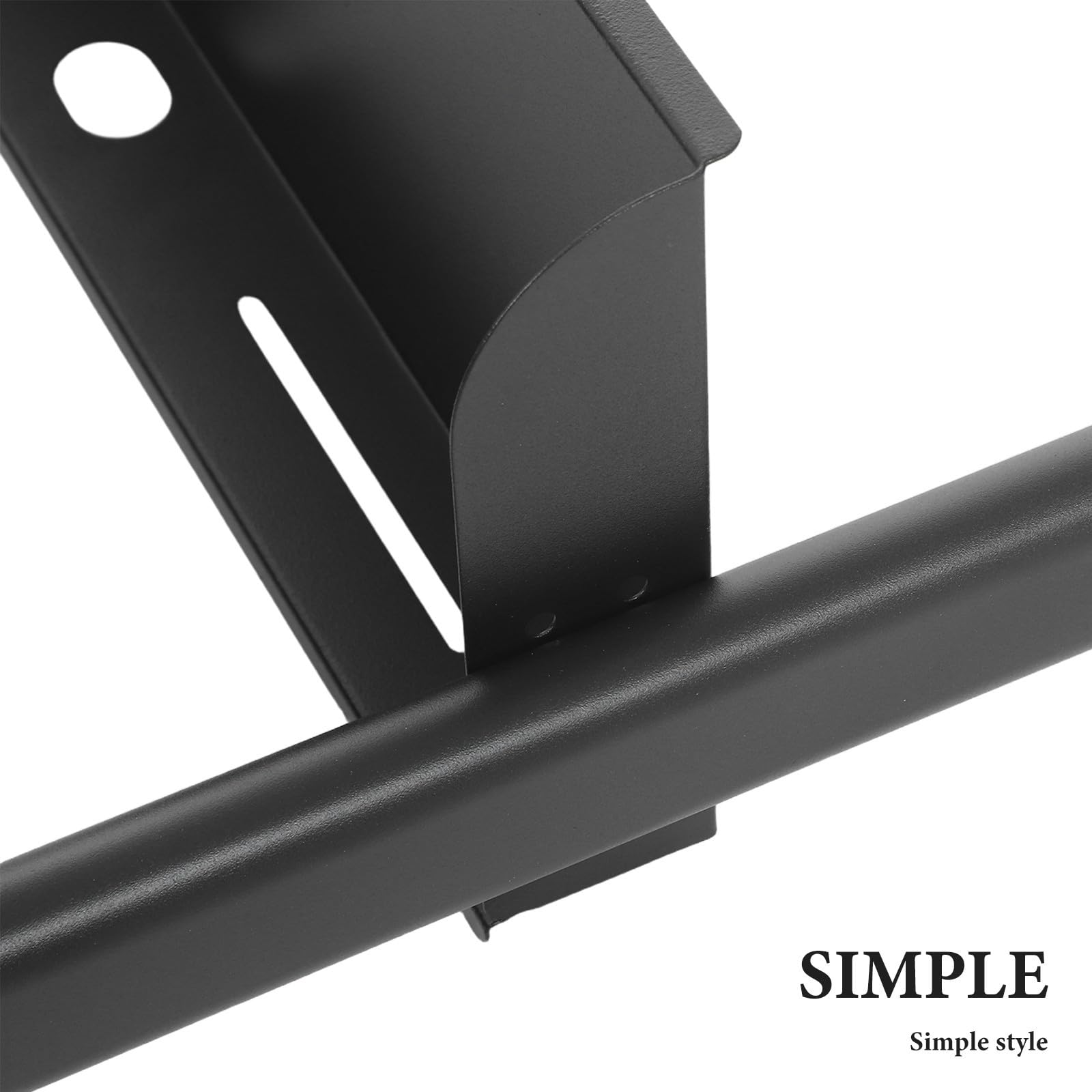 NUOBESTY Klemmregal Schreibtisch 2 stufiges Desktop Organizer Regal aus Eisen in Schwarz mit Einfacher Montage für Heimarbeitsplatz und Arbeitszimmer