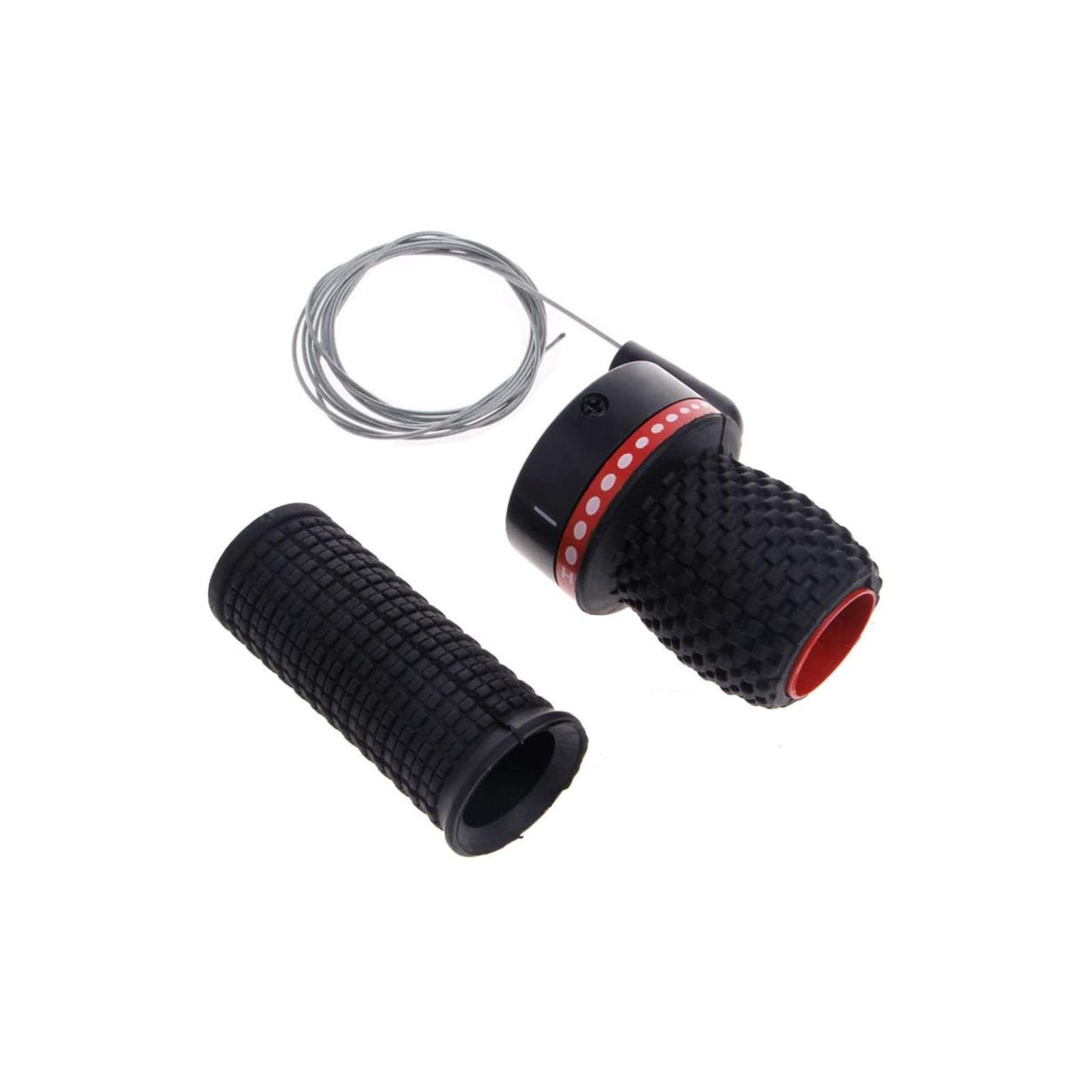 Set di 2 manopole del cambio, per mountain bike, cambio di velocità, cambio di velocità, cambio retromarcia e deragliatore per bicicletta 18/21 velocità