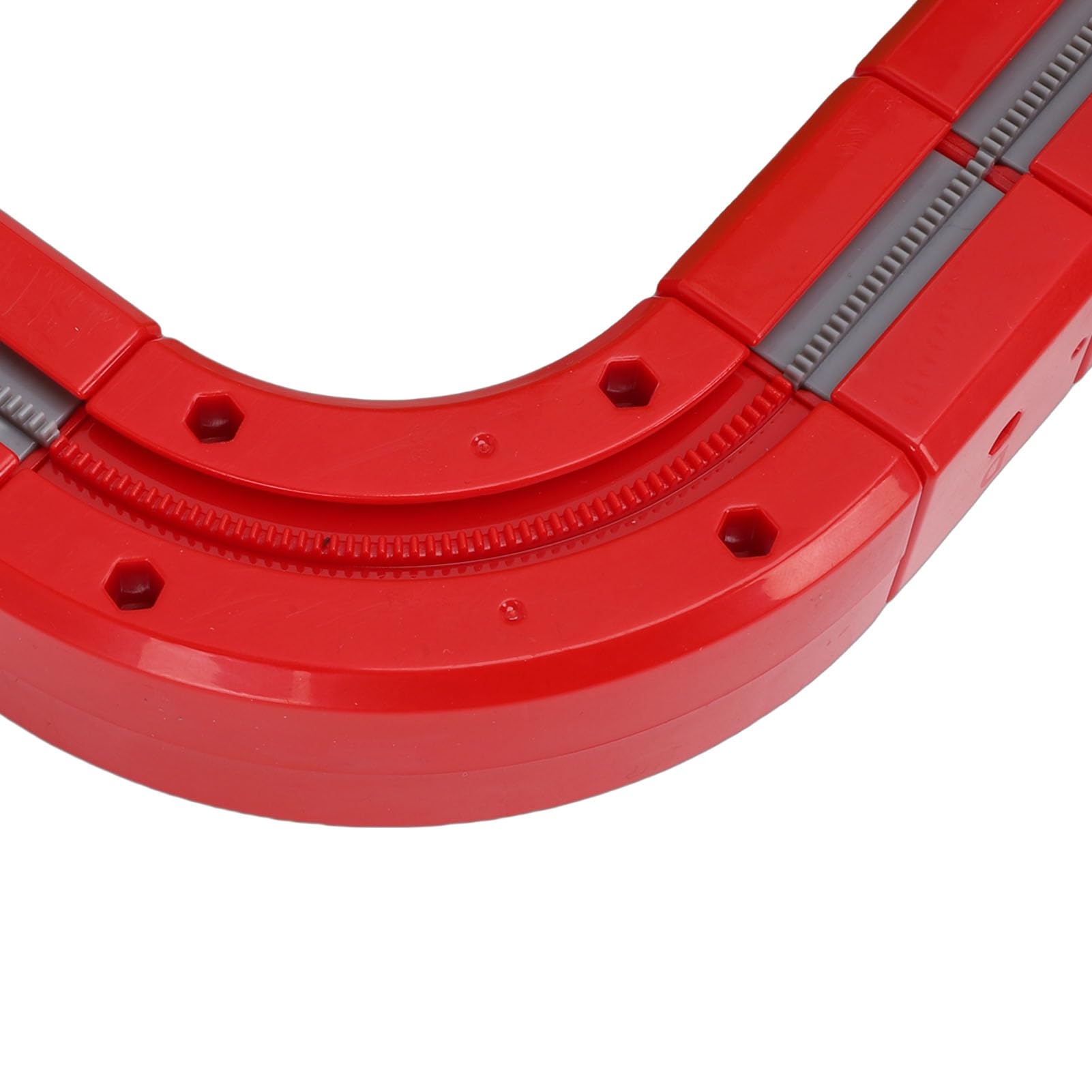Jiawu Treno Elettrico 3D, Design Flessibile Che Sfida la gravità Binario Ferroviario Che Sfida la gravità, Binario Ferroviario 3D con 23 Accessori per Binari e 16 Accessori per Cartelli per Bambini