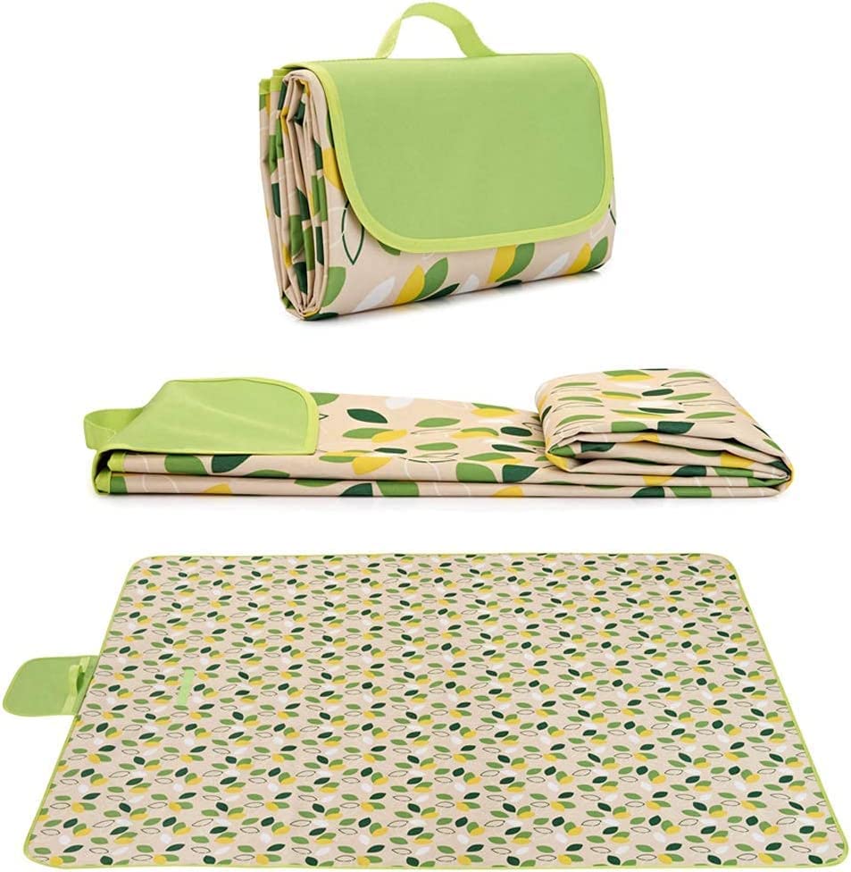 ND SALES Polyester Outdoor Picnic Mat 200X200Cm Blanket Waterproof Camping Sand-Proof Foldable Large Oxford Cloth Moisture-Proof Tent Portable Travelling Mats Large for Beach Travel Pad