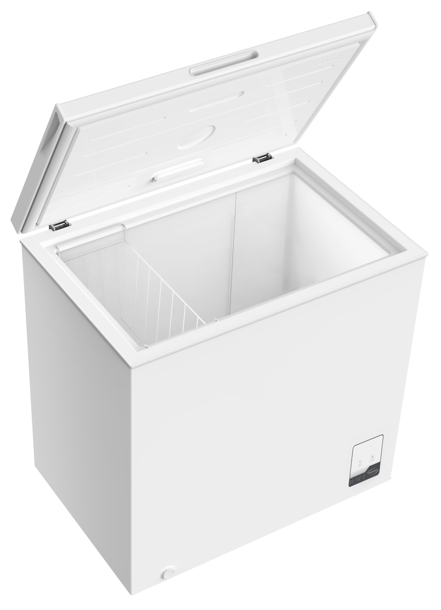 SCHOEPF GT200SD Gefriertruhe 199 L Weiß 83,5 x 82,3 x 55,6 cm Energieklasse D Schnellgefrieren 41 dB LED-Beleuchtung Freistehend